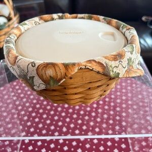 Longaberger 7” Buffet Bowl Basket